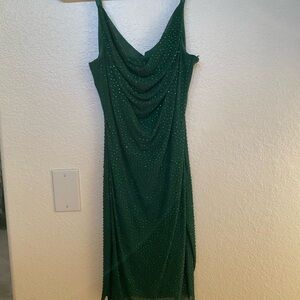 Windsor Emerald Backless Dress